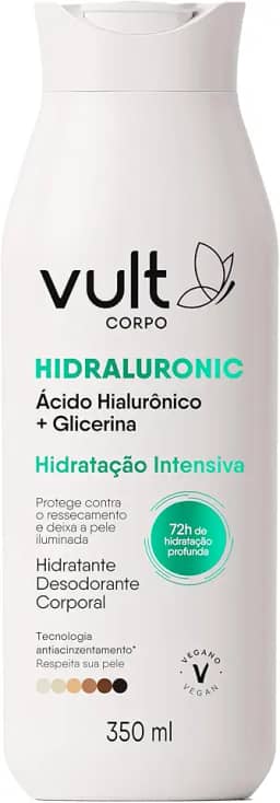 VULT LOÇÃO DESODORANTE HIDRATANTE CORPORAL GLICERINA 350ml