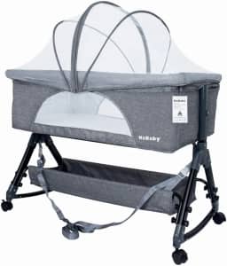 Berço Portátil Moises Co-bed Até 15kg C/Balanço Mosquiteiro e Cesto Luna - KaBaby