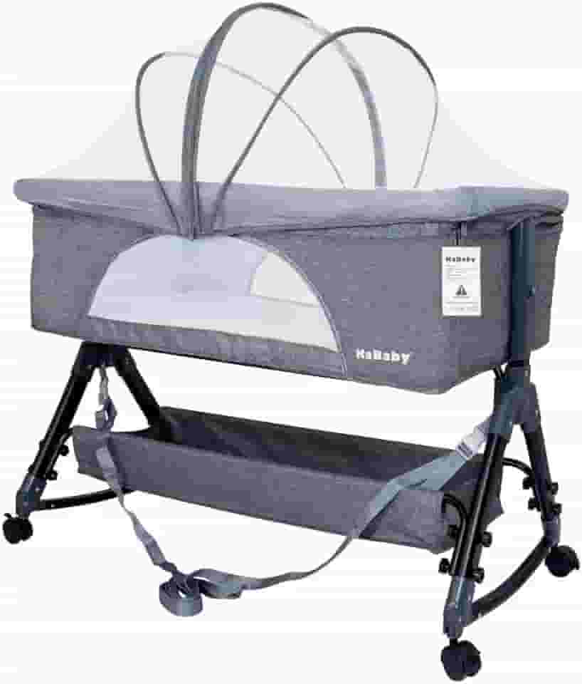 Berço Portátil Moises Co-bed Até 15kg C/Balanço Mosquiteiro e Cesto Luna - KaBaby