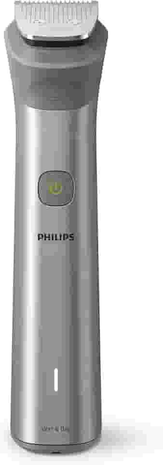 Aparador de Pelos Multigroom 12 em 1 Philips Series 5000 para Rosto, Corpo e Cabelos, Tecnologia BeardSense, À Prova d´água - Bivolt, Máquina de Barba MG5950/15