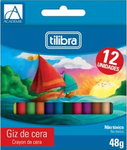 Tilibra - Giz de Cera 12 Cores Académie
