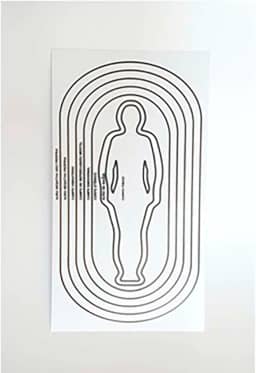 Placa Radiestesia Radiônica 15x27 cm - AURA HUMANA