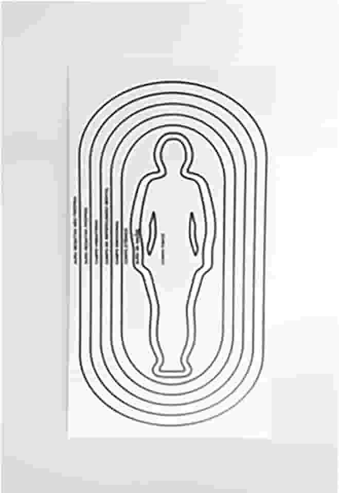 Placa Radiestesia Radiônica 15x27 cm - AURA HUMANA