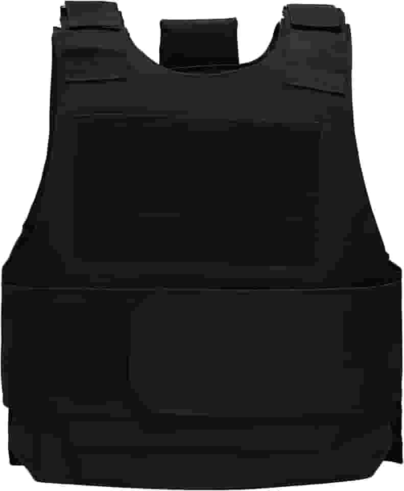 Colete tático ajustável discreto para homens, tecido Oxford 800D, preto, multifuncional para tamanhos grandes