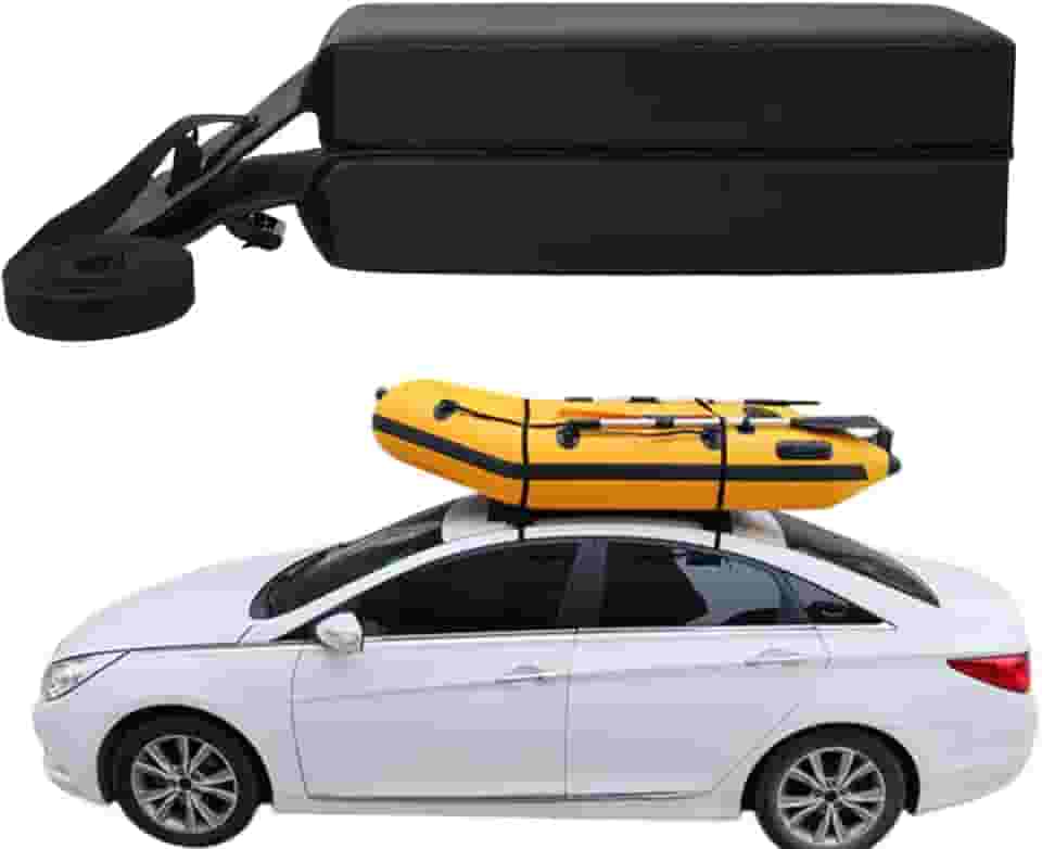 Suporte de prancha de surfe para teto de carro | Almofadas macias para trailers | Acessório de armazenamento externo com absorção de choque para veículos automotivos e caminhões sedan