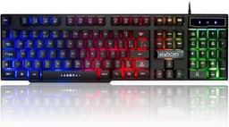 Teclado Gamer Usb Semi Mecânico Iluminado Exbom Bk-152c