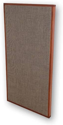 Painel de tratamento acústico premium 100x50x5cm, lã de rocha, alta densidade (Bege)