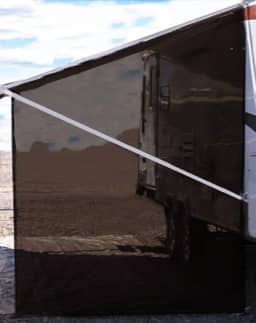 Tentproinc Toldo Rv Tela Lateral para Proteção Solar 9'X7'(Marrom) Tela de Malha para Guarda-Sol Kits Completos para Trailer de Acampamento para Motorhome Toldo para Proteção Contra O Sol, Dossel, Blo