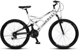 Colli Bike, Bicicleta GPS 148 Dupla Suspensão e Freios V-Brake, Aro 26 Aero, 36 Raias, 21 Marchas