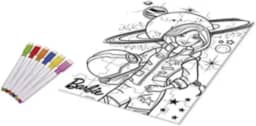 Quebra-Cabeça Barbie para Colorir Xalingo