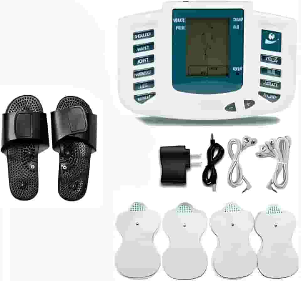 Aparelho Choque Dor Muscular Fisioterapia Massageador com Eletrodos Alivio da Dor