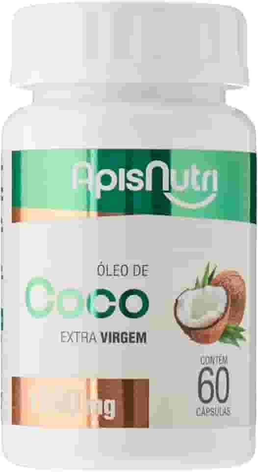 Óleo De Coco Extra Virgem 60 Caps, Apisnutri