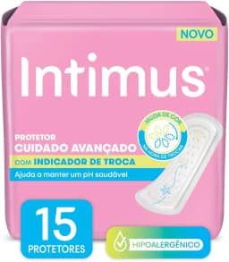 Intimus Protetor Diário com Indicador de Troca - 15 unidades