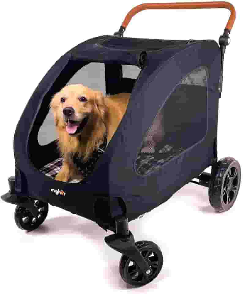 Carrinho de passeio para Pet, animal de estimação, cachorro, cão, gato de grande porte até 55 Kg