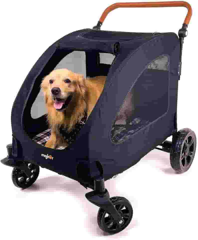 Carrinho de passeio para Pet, animal de estimação, cachorro, cão, gato de grande porte até 55 Kg