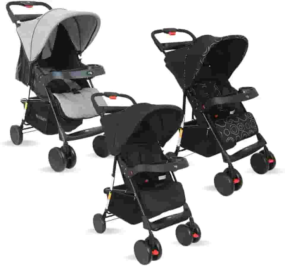 Maxi Baby Carrinho de Bebê Passeio Allday (Até 15kgs) (Preto)