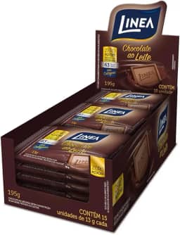 Linea Mini Chocolate Ao Leite 13G 15 Unidades