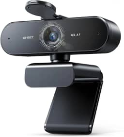 EMEET Webcam NOVA 4K para PC - Ultra 4K HD, foco automático PDAF, microfones com cancelamento de ruído duplo, FOV de 73°, correção automática de luz, USB-A, capa de privacidade, ideal para reuniões de