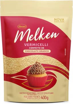 Granulado Melken Vermicelli Branco 400g Harald