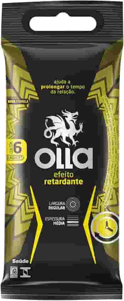 Olla , Preservativo Olla Lubrificado Prolong , 6 unidades , 6