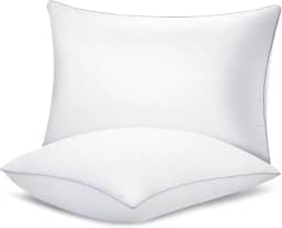 Almofadas de cama para dormir 2 Pack, Conjunto de 2 almofadas de tamanho normal, enchimento alternativo para baixo, almofada para quem dorme de costas, de barriga para baixo ou de lado