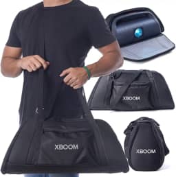 Bolsa Case Capa Bag Polo Culture Compatível com LG Xboom Go Power Xg9 Acolchoada Premium