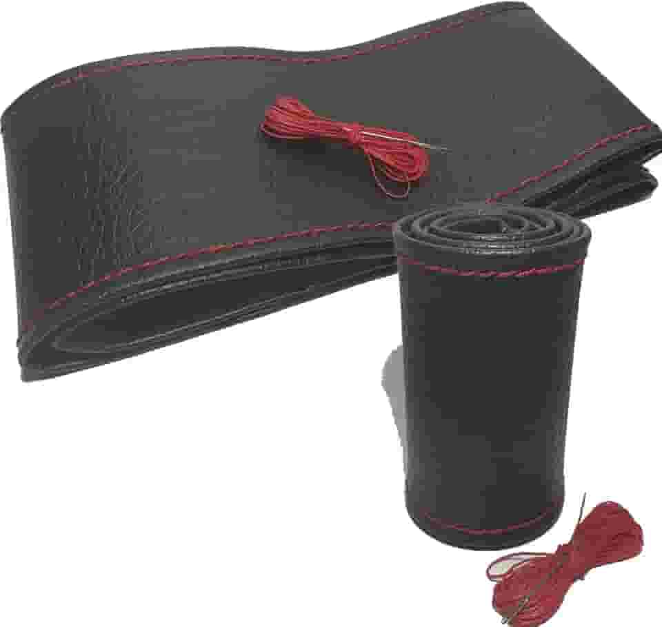 Gti Capa de volante couro Preto