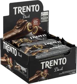 Chocolate Trento Dark Meio Amargo 55% Cacau 464g - 16x29g