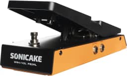 SONICAKE Pedal de volume ativo de wah, pedal de efeitos combinados de wah e volume 2 em 1 para guitarra, pedal de tamanho normal - FlipWah