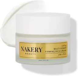 Nakery Lift-Tox Creme antirrugas para o rosto e pescoço para apertar e firmar – Creme enriquecedor de pele para rosto e pescoço – Creme firmador para envelhecimento e pele crepey com Matrixyl 3000