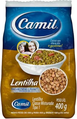 Lentilha Tipo 1 400G Camil
