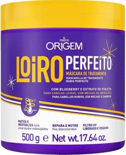 Origem Máscara de Tratamento Loiro Perfeito 500g, Nazca Cosméticos - Origem