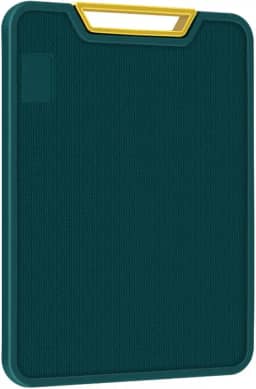 Tábua de Corte Polietileno Antibacteriana – Resistente, Não Mancha, Ideal para Carne, Legumes e Cozinha Profissional – Alça Ergonômica – Fácil Limpeza – 34x28cm | Premium InoVibes