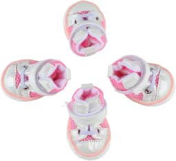 Generic Protetor de Pata de Cachorro, Sapatos de Sola Antiderrapante para Cachorro, Leve, Espessado e Elegante, Ajustável para Atividades Ao Ar Livre para Caminhadas