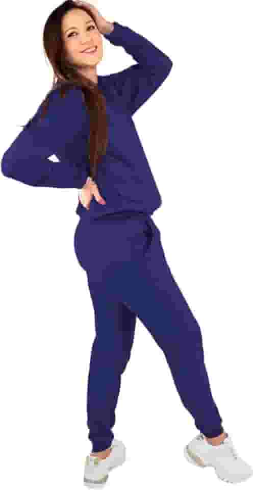 Moletom Feminino Conjunto Flanelado Minimalista Clean Girl