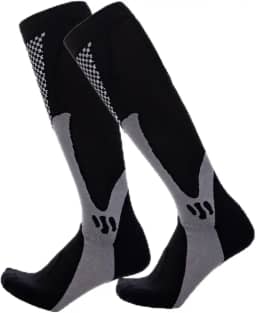 Meia de Alta Compressão Profissional Estimula Circulação Corrida Ciclismo Varizes Alívio