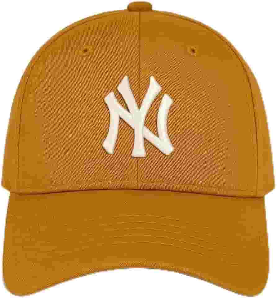 Boné Unissex Caramelo, Ajustável com Fecho, Bordado Branco, Casual e Esportivo