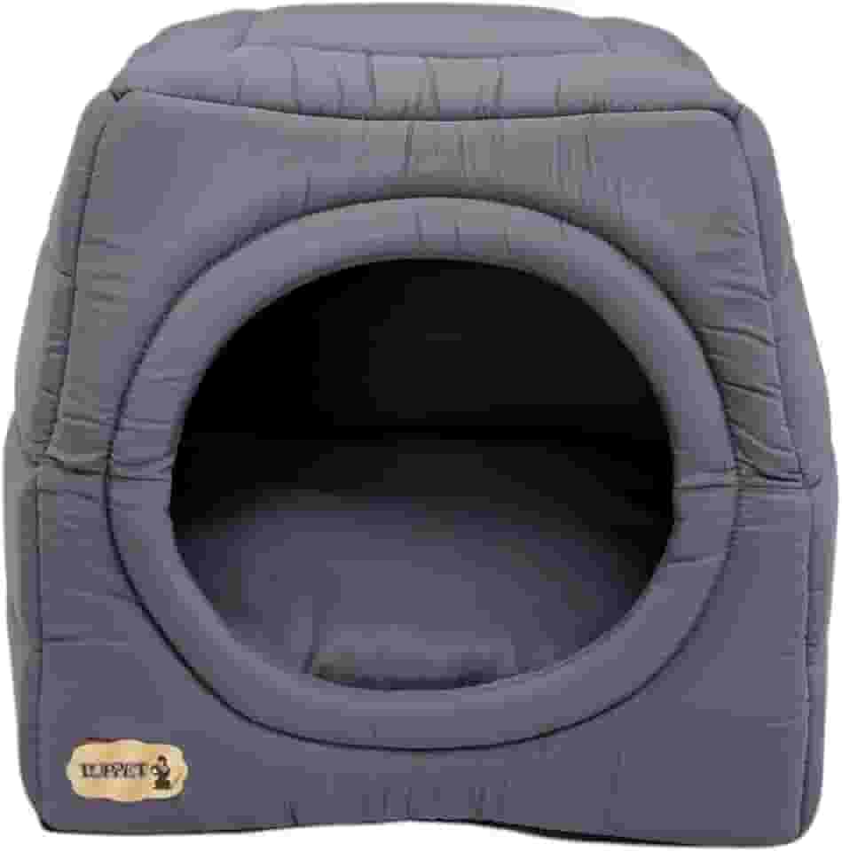 Cama iglu toca para cachorro e gato, cama 2x1 para cachorro ou gato com almofada, TAM. G