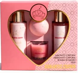 Romantic Crown Kit Presente Feminino, Presentes para Mãe, Esposa, Avó, Filha, Namorada, Sogra, Irmã, Dia das Mães, Natal, Aniversário, Conjunto Cesta para Presente SPA Aromaterapia Banho