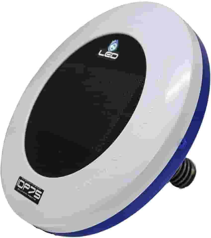 Ionizador solar para piscina de 61 a 90 mil litros IDP75 LED com eletrodo de cobre extra (BRANCO)