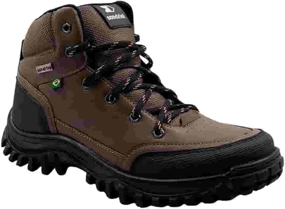 Bota Coturno Sandrini Adventure Masculina Couro Sintético