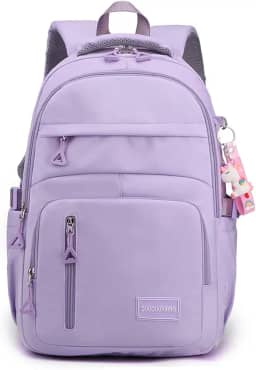 Mochila Impermeável Feminina Escolar Fashion Mochila Nylon Casual Feminina de Grande Capacidade para Notebook de 15,6 polegadas