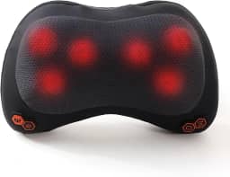 Almofada De Massagem Corporal Aquecimento Shiatsu Confort Relax - BIVOLT