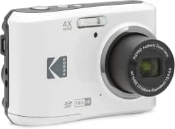 KODAK Câmera digital PIXPRO Zoom FZ45-WH de 16 MP com zoom óptico de 4X, ângulo amplo de 27 mm e tela LCD de 2,7 polegadas (branca)