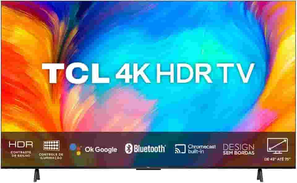 TCL SMART TV TV LED 4K UHD 50' TCL P635 - Google TV, Wifi, HDMI