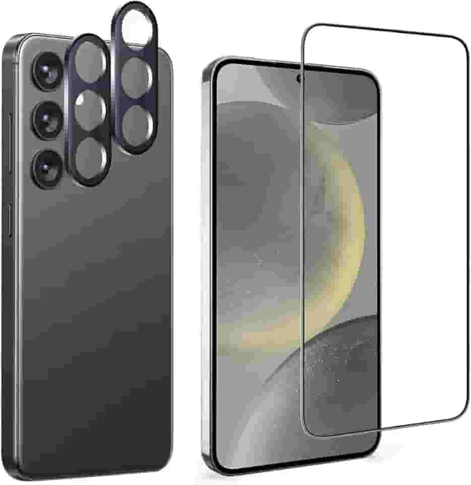 Kit Película 5D Ceramica Nano Compatível com Galaxy S24 + Película de Lente Câmera (Galaxy S24 Plus)