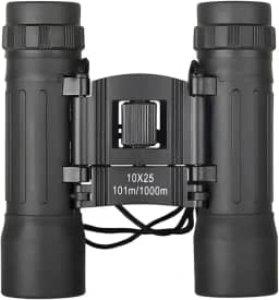 Binóculos 10x25 Profissional De Longo Alcance Potente Diurno e Zoom Até 1000 Metros - Ideal Para Observação de Passaros e Aves - Com Bolsa De Transporte e Flanela de Limpeza