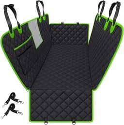 Capa Pet Impermeável para Carro – 4 em 1 com Proteção Total, Antiderrapante, Acolchoada e com Cinto de Segurança | Para Cães e Gatos (Verde)