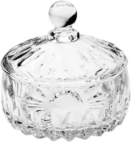 WOLFF - Potiche Decorativo de Cristal Louise 11cm x 11cm