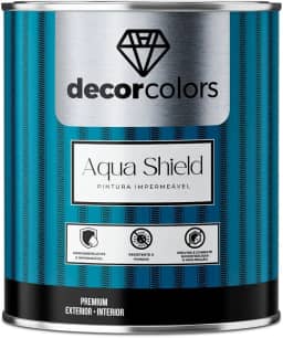 DECOR COLORS Tinta Aqua Shield Pintura Impermeável 4,3 kg - Decor Colors (Branca)